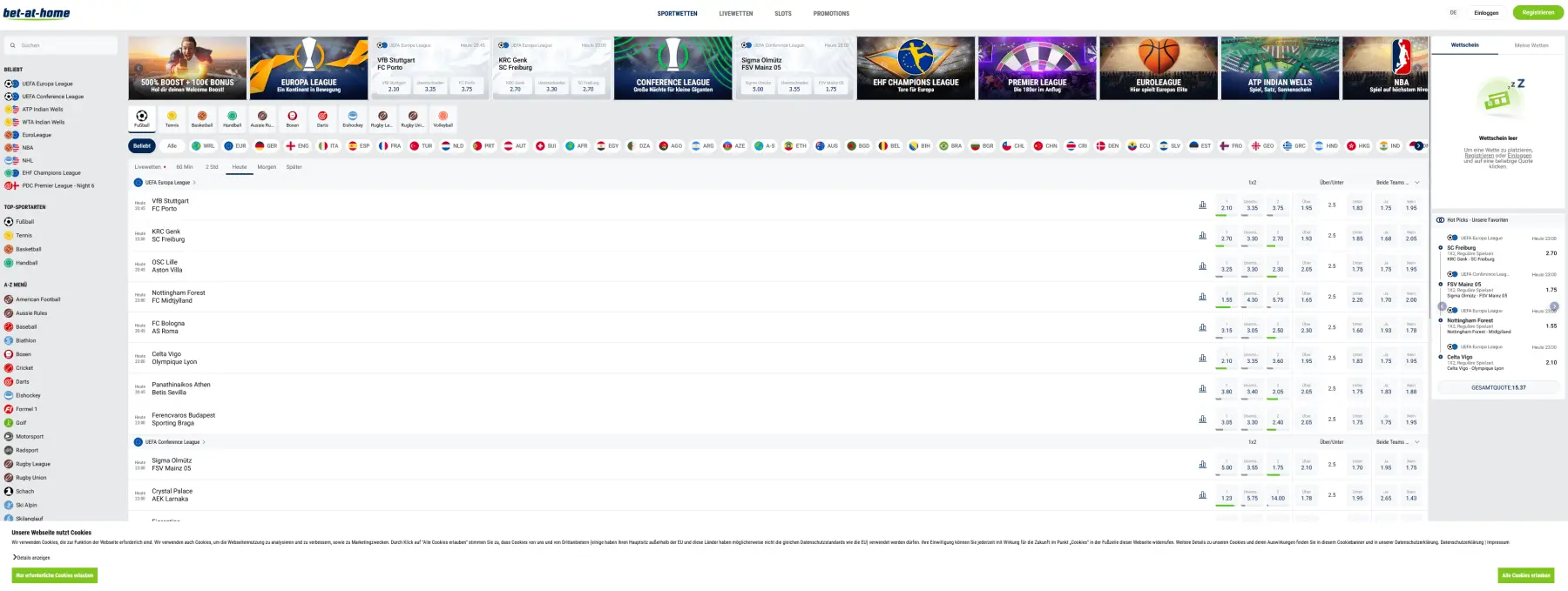 Bet-at-home screenshot