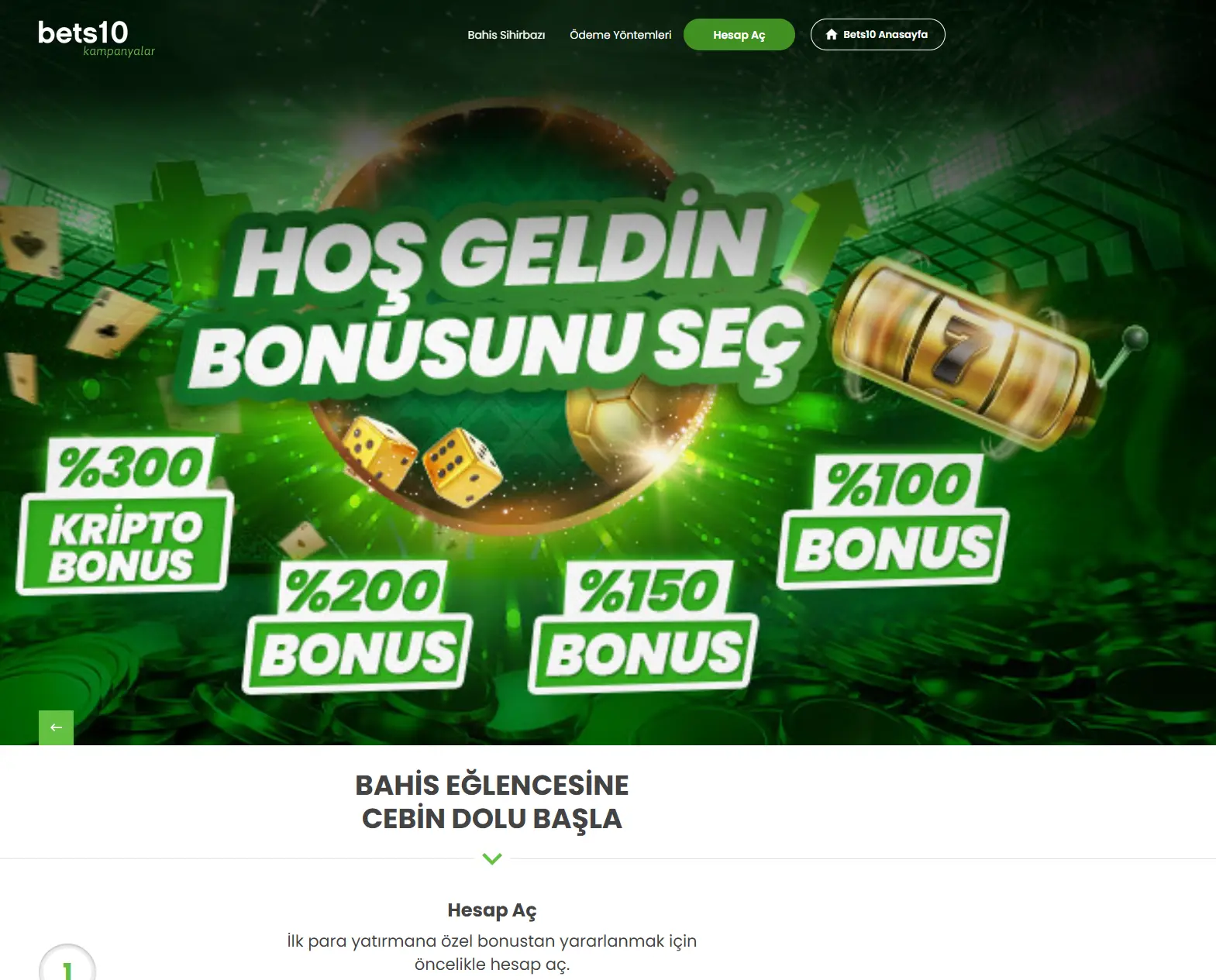 Bets10 screenshot