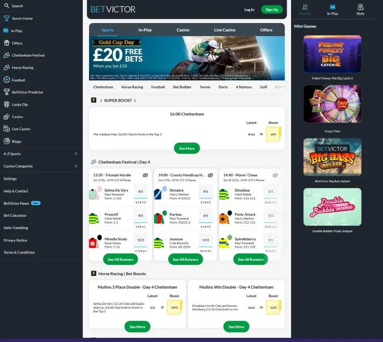 BetVictor screenshot