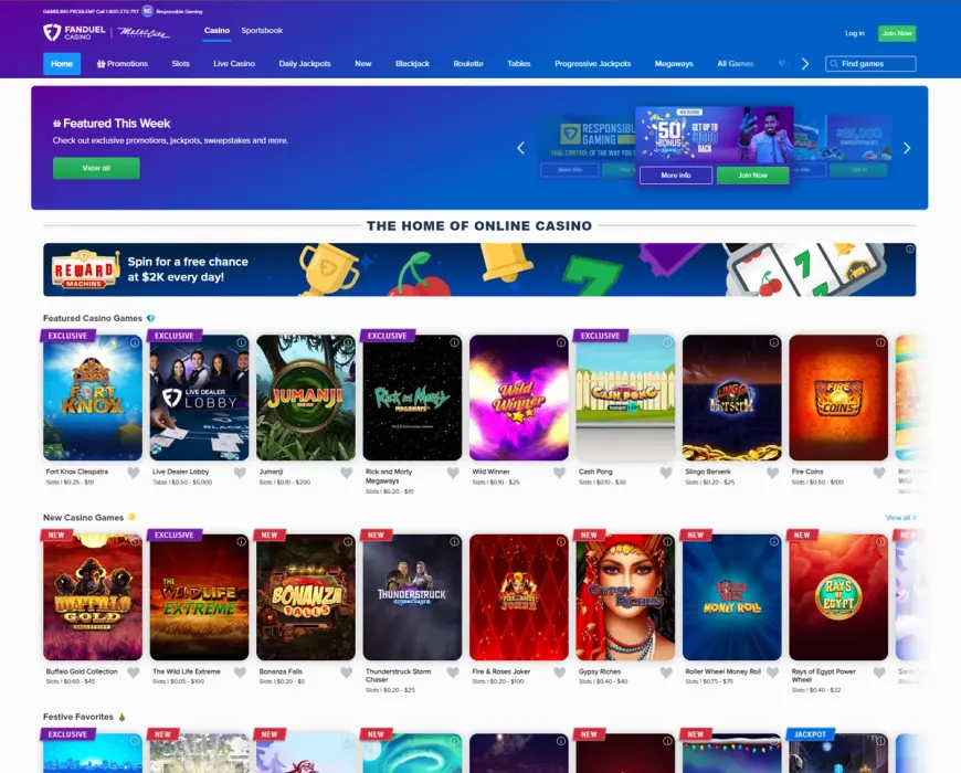 FanDuel Sportsbook screenshot