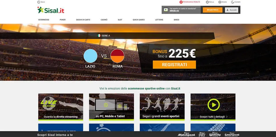 Sisal Matchpoint screenshot